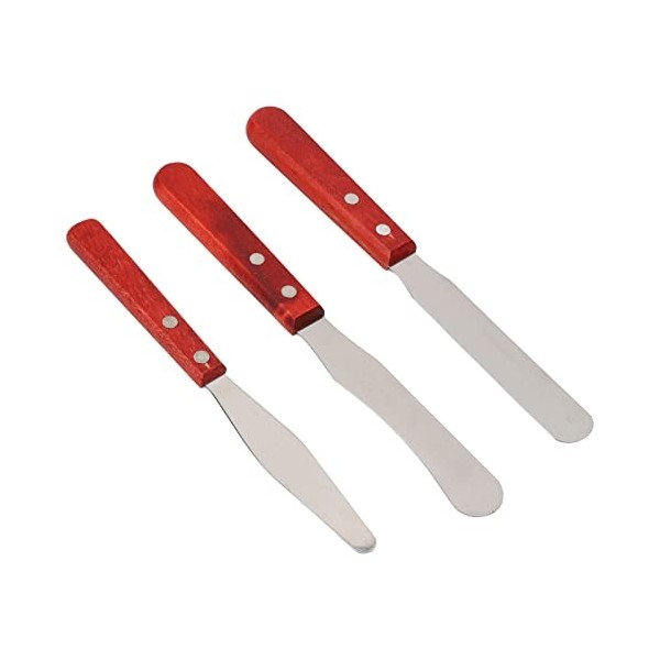 Spatules à Cire, Applicateur dépilation Léger, Résistant à lusure et Durable en Acier Inoxydable, Surface Lisse pour Salon