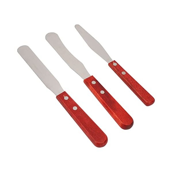 Spatules à Cire, Applicateur dépilation Léger, Résistant à lusure, Surface Lisse, Manche en Bois, Durable pour la Maison