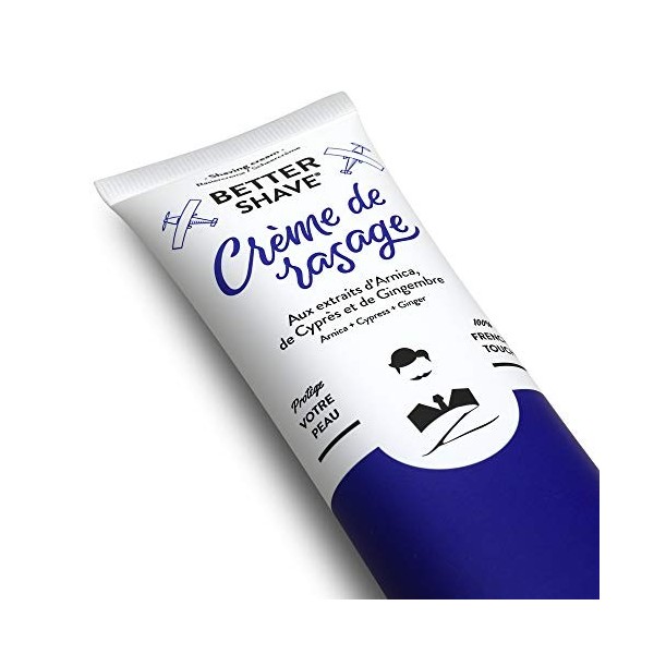 Monsieur Barbier Crème de Rasage pour Hommes Better-Shave 90ML