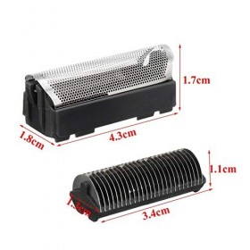 GCDN Tête de Rechange pour Rasoir électrique pour Rasoir + Couteau de Rasoir électrique for Braun 424 5419 5424 5469 5470 547