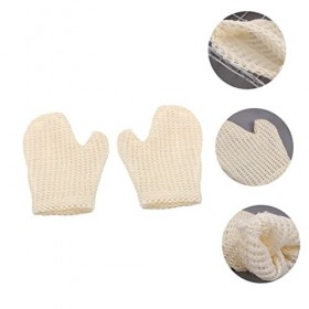 FRCOLOR 2 Pièces Gants De Bain En Sisal Laveur De Bain Pour Le Nettoyage Du Corps Laveur Serviettes Pour Le Corps Éponge De B