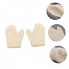 FRCOLOR 2 Pièces Gants De Bain En Sisal Laveur De Bain Pour Le Nettoyage Du Corps Laveur Serviettes Pour Le Corps Éponge De B