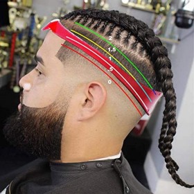 Sysdisen Guides Cheveux du Cou,Tondeuse à Cheveux pour Hommes Cheveux | Coupe, Taille et Rasage Mains Libres Style Bricolage 