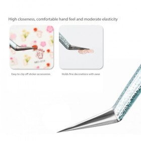 Pincettes Légères à Pointe Fine en Acier Inoxydable pour Salon de Coiffure et Maison – Prise Confortable, Outil Polyvalent po