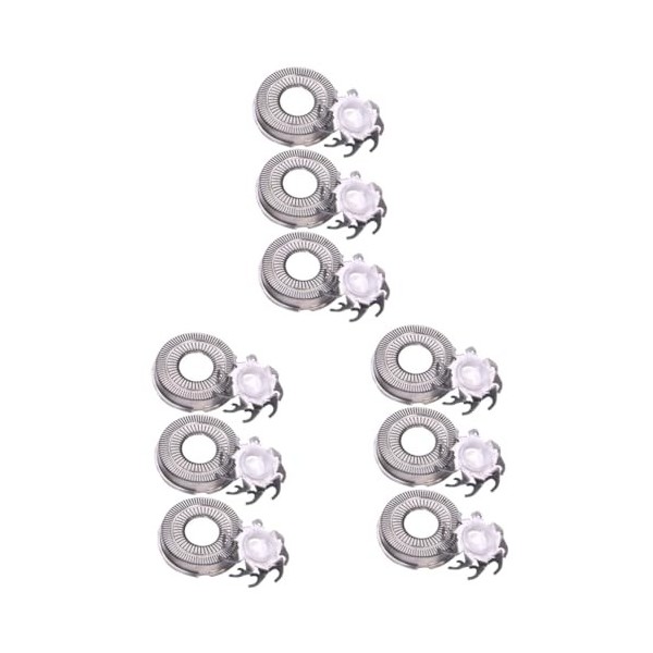 FOMIYES 3 Pièces Lame De Rasoir Tête De Rasoir Électrique Rasoir Barbe R8