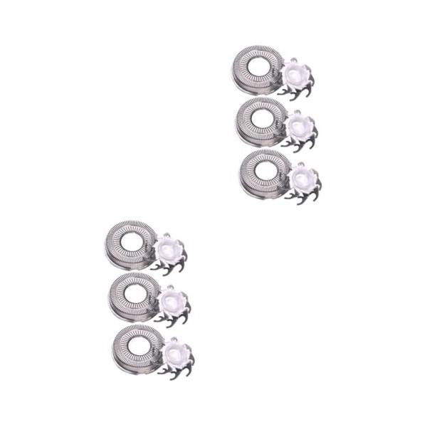 Beavorty Tête De Rasoir Électrique Lame De Rasoir Pour Barbe R8 Multifonction 3 Pièces