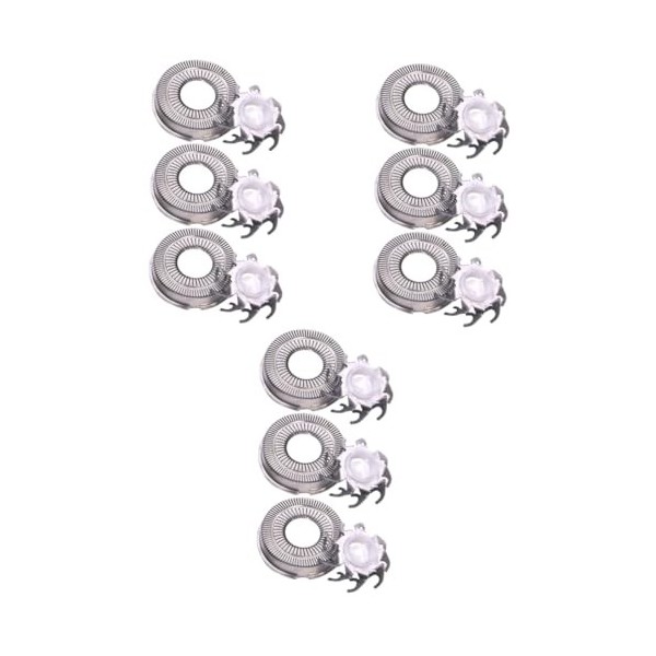 Beavorty Tête De Rasoir Électrique Lame De Rasoir Pour Barbe R8 Multifonction 3 Pièces
