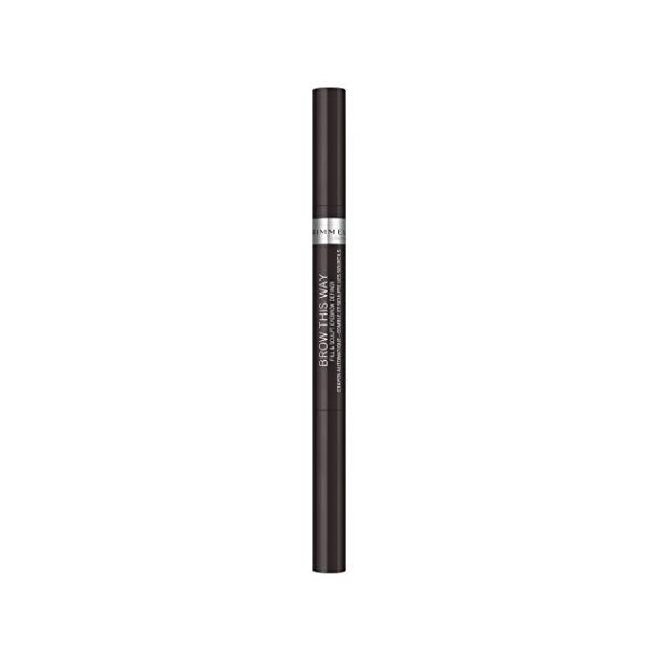 RIMMEL - 0065 crayon automatique- comble et sculpte les sourcils Noir 004 soft black - 0,25g