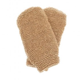 minkissy 2 Pièces Gants De Bain En Jute Serviette De Corps Gants De Gommage Outils Tissage Tissu De Bain Gant De Bain Gants D