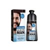 Lot de 2 shampoings assombrissants pour barbe - 100 ml - Formule douce qui rendra la couleur de la barbe plus naturelle, pour