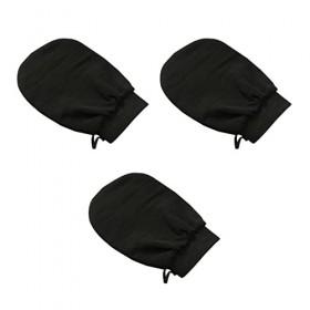 Lot de 3 Gant Exfoliant, Enlève les Cellules Mortes de la Peau et Exfolie, éponge exfoliante et Gommage naturel Et Efficace, 