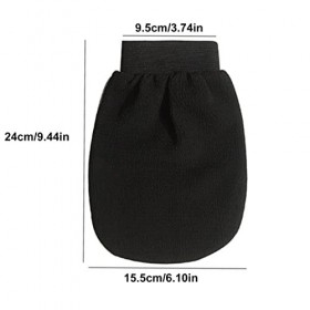 Lot de 3 Gant Exfoliant, Enlève les Cellules Mortes de la Peau et Exfolie, éponge exfoliante et Gommage naturel Et Efficace, 