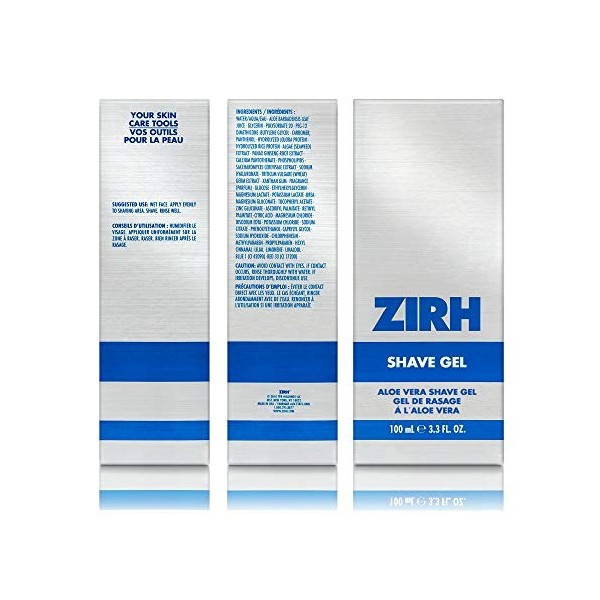 Zirh Shave Gel - Gel de Rasage 100ml
