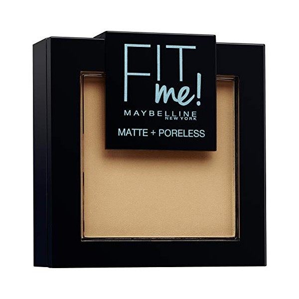 Maybelline New-York - Poudre Compacte Fit Me Matte & Poreless - Peaux normales à grasses - 250 Beige Ensoleillé - 9 g