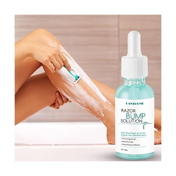 HMLTD Razor Bumps Essence,Traitements des Poils incarnés et des Bosses du Rasoir 30 ML - Traitements Contre Les Bosses du Ras