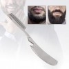 Peigne à Barbe, Peigne à Barbe Portable En Acier Inoxydable Pliant Barbe Style Outils De Coiffure Bouton Poussoir Pliant Outi