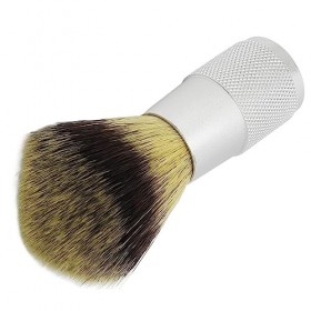 Blaireau de Rasage Doux à Séchage Rapide, Poignée en Alliage daluminium, Artisanat Professionnel, Portable, Facile à Nettoye