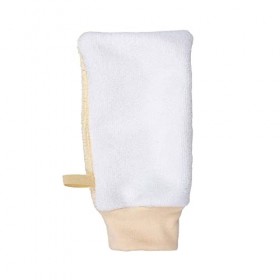 APO Gant Démaquillant - Peau Mixte – Peau Grasse – Eponge en Bambou – Microfibre – Nettoyage Délicat – Fabrication Française 