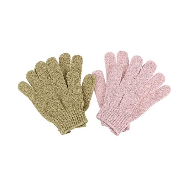 FOMIYES 2 Paires De Gants De Douche Pour Le Gants De Lavage Pour Le Bain Moufles De Douche Pour Une Utilisation Sous La Douch