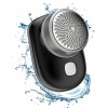 Mini rasoir électrique, rasoirs rotatifs compacts et étanches avec entrée USB rechargeable, tondeuse électrique de poche sans