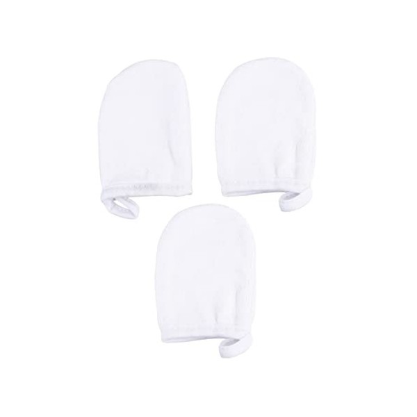 Mikinona 3 Pièces Gants De Spa Gants De Gommage Pour Le Corps Démaquillants En Microfibre Débarbouillettes Serviette En Micro