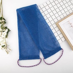 Gant de toilette exfoliant super absorbant extra long à séchage rapide hautement élastique réutilisable pour enlever les peau