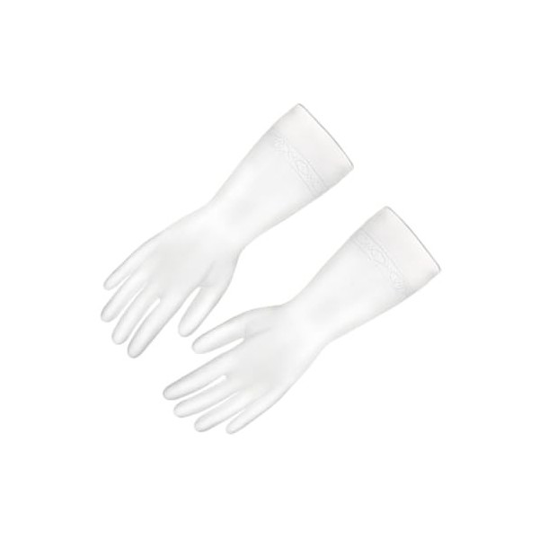 Mobestech 1 Paire De Gants En Latex Pour La Vaisselle En Pvc Pour La Maison Translucides