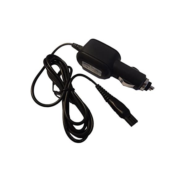 vhbw Câble de Charge Allume-Cigare Compatible avec Philips OneBlade QP2530, QP2530/25, QP25xx Rasoir électrique - Chargeur 12