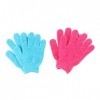 FOMIYES 4 Pièces Gants De Gommage De Bain Exfoliant Pour Le Corps Gants De Douche Exfoliants Épurateurs De Bain Épurateur De 