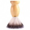 POPETPOP 1Pc Manche En Bois Blaireau Mousse À Raser Brosse Cheveux Doux Barbe Brosse Hommes Blaireau Blaireaux Pour Hommes Ba