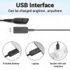 Câble dalimentation USB 12 V pour rasoir électrique Braun Series 1,3,5,7,9 3020S,3080S,760CC,790CC,340S,190S,5190cc,5210,909