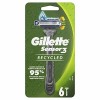 Gillette Sensor3 Recycled Rasoir Jetable 3 Lames x6