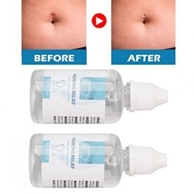 Piercing Bump Removal Drops, Piercing Aftercare Keloid Drops Favorise la Guérison Prévient les Inflammations pour un Usage Qu