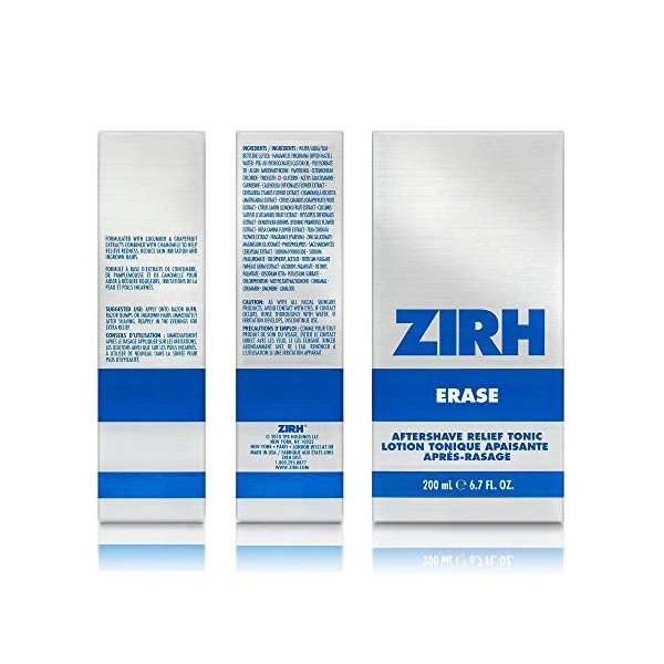 Zirh Erase - Secours Tonique Après-Rasage 200ml