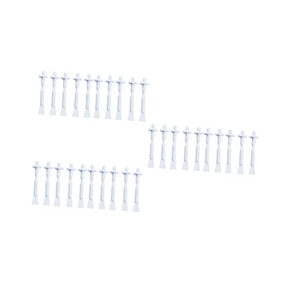 Beavorty Bâtonnets De Cire Jetables Deux En Un 10 Pièces DÉpilation Nasale Polyvalent Spatule Polyvalente