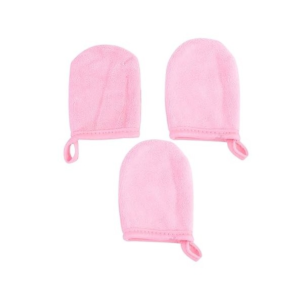 Beatifufu 3 Pièces Éponge De Bain Tampon De Nettoyage Pour Le Visage Gants De Gommage Pour Le Corps Exfoliant Pour Le Visage 