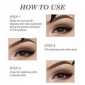 Eyebrow Tattoo Pen,Eyebrow Pencil,Crayon à Sourcils,Stylo De Sourcil,Stylo à Sourcils Microblading,Crayon Sourcil,Maquillage 