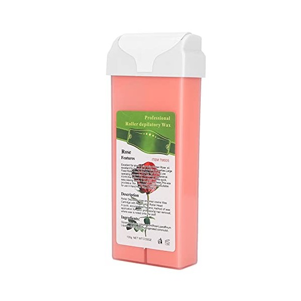 Rouleau de Cire Dépilation 100 G, Douceur Longue Durée, élimine les Poils des Racines, Matériau de Haute qualité, Ingrédient