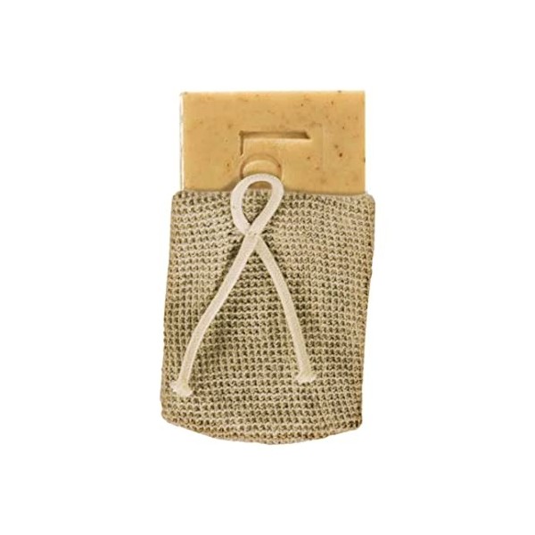 Loelle Sac à Savon Exfoliant - 2 en 1 : Porte-Savon et Exfoliant pour une Peau Douce et des Barres de Savon plus Durables, Sa