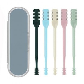 KAIGOTOQIGO Kit de tondeuse manuelle pour le nez - Rotation à 360 degrés - Pour épilation nasale - Pour homme et femme - Cout