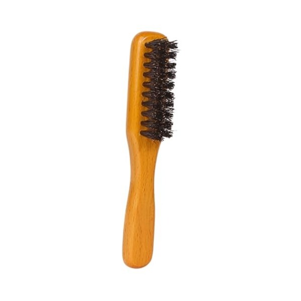 Beaupretty Peigne À Barbe Brosse À Barbe Nettoyage De La Brosse À Poils Du Visage Peigne En Bois Pour Barbe Peigne À Barbe En