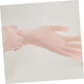 HOMSFOU 2 Pièces Gant De Bain pour Lavage du Corps Gant De Gommage pour La Peau Exfoliation Gant Corps Brosse Gant De Bain Br