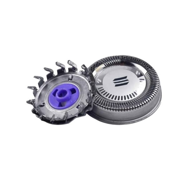 POPETPOP 2 Pièces Tondeuses De Rasoir Électriques Remplacer La Tête De Coupe Cosmétique Pour Faire Pivoter Le Rasoir Pour Le 