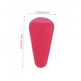 FRCOLOR 3 Pièces Ciseaux Noirs Ciseaux De Broderie Accessoires De Gaine En Cuir Protecteur De Ciseaux Outils De Cheveux Dents