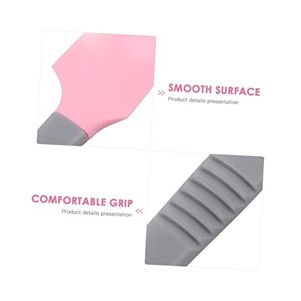 POPETPOP 2 Pièces Spatule De Cire De Silicone Bâtons De Cire Applicateur De Cire De Silicone Mini Spatule Applicateurs De Maq