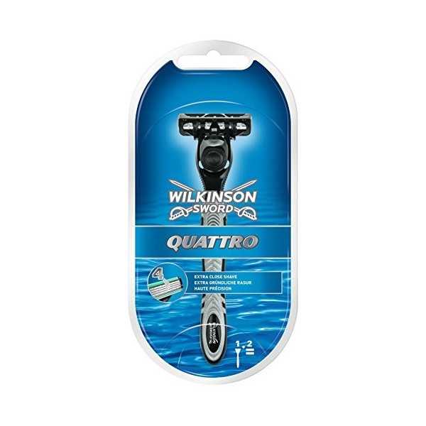 Wilkinson Sword - Quattro - Rasoir pour Homme