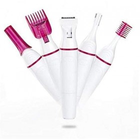 PiniceCore 5 dans 1 épilateur électrique Femmes Épilation Bikini Trimmer Rasage Machine Femmes Rasoir Rasoir Sourcils Tondeus