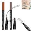 Roterale Eyebrow Pen - Roterale 4-Tip Microblade Brow Pen, 4-Tip Microblade Brow Pen,Waterproof Brow Pencil with Micro-Fork T