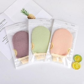 Beaupretty 2 Pièces Gants De Gommage Pour Le Corps Gant De Douche Exfoliant Pour Le Corps Serviettes De Nettoyage Pour Le Cor