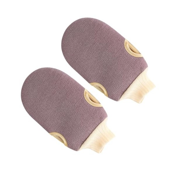 minkissy 2 Pièces Gant Exfoliant Gants De Bain Spa Gants De Douche Serviettes Pour Le Nettoyage Gant De Bain Gants De Bain Po